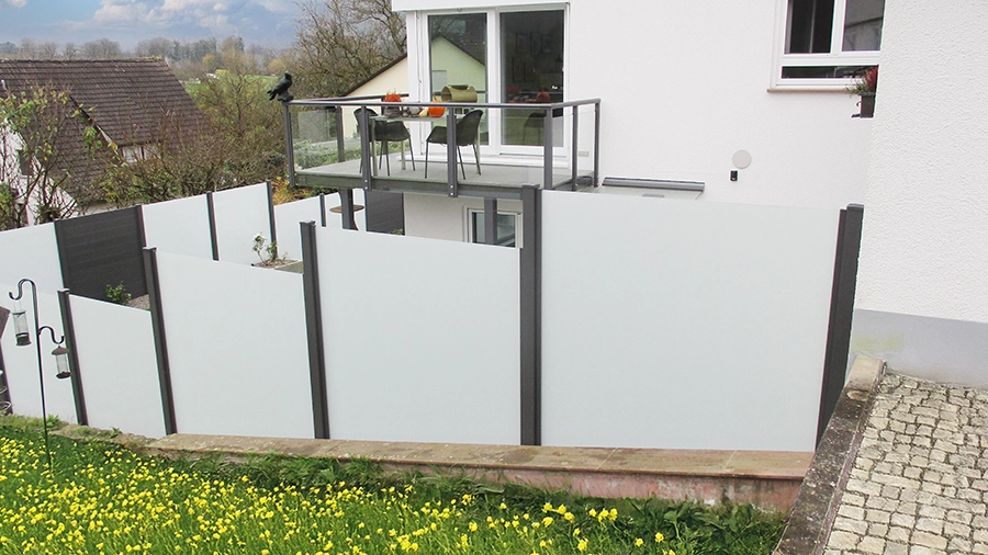 Sichtschutz Aluminium Delemont DB703 _1